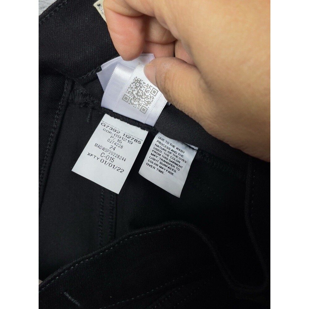 Madewell Roadtripper High-Rise Women's Black Stretch Denim Jeans Size 24 - Picture 14 of 14
